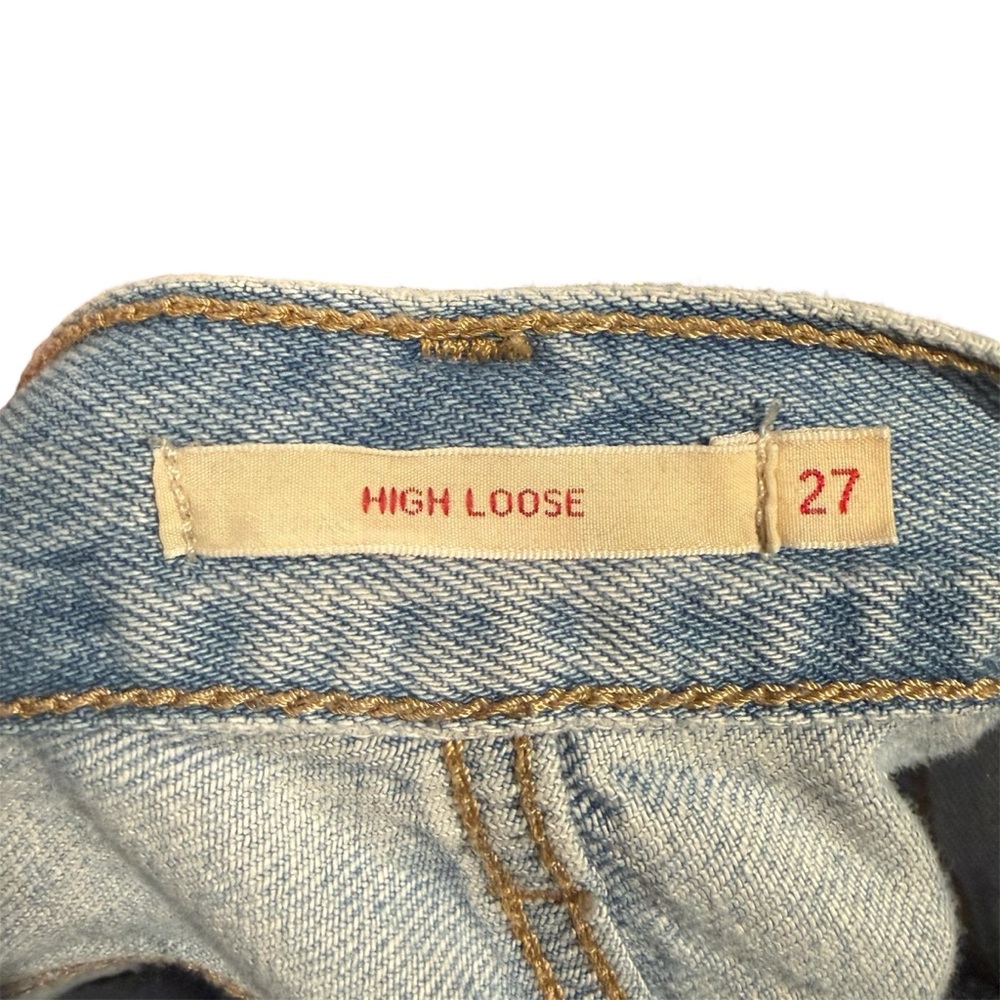 Levi's High Loose Jeans in Full Circle Medium Wash Women’s size 27 - Picture 5 of 9